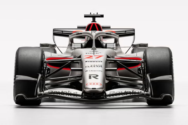 Frontansicht des Audi R26.